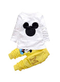 We Happy Mouse 3pcs Hooded Jacket T-shirt Pant Boys Girls Fancy Costume Dress