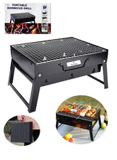 We Happy portable outdoor charcoal BBQ grill, box shape
