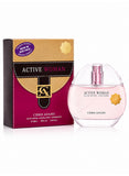 Chris Adams Active Woman EDP 80ML Perfume Bottle and Presentation Box