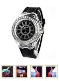 Geneva Super LED Colour Changing Quartz Wrist Watch