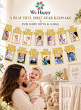 Golden newborn to 12 months baby photo banner - photo 4
