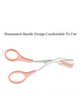 We Happy 1pc Eyebrow Trimming Scissors Comb Eyelash Hair Tweezers Eyebrow Shaping Razor Trimmer Makeup Tool