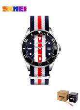 SKMEI Japanese Quartz British Style Wristwatch