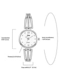JW Women Stainless Steel Bracelet Quartz Wrist Watch