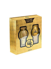 Nabeel Gold 24K Gift Set 100 ML Spray Perfume and 200 ML Deo