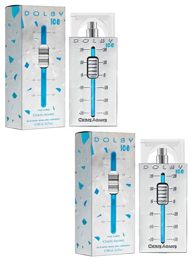 2 Pcs Chris Adams Dolby Ice 100ML EDP