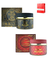 Nabeel Ultimate Oudh Incense Bakhoor Combo Nasaem and Black