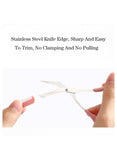 We Happy 1pc Eyebrow Trimming Scissors Comb Eyelash Hair Tweezers Eyebrow Shaping Razor Trimmer Makeup Tool