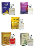 Set of 5 Haramain Pure Perfumes Badar Dhahab Mukhallath Madinah Oudi 15ML Perfume Oil - Combo - Unisex