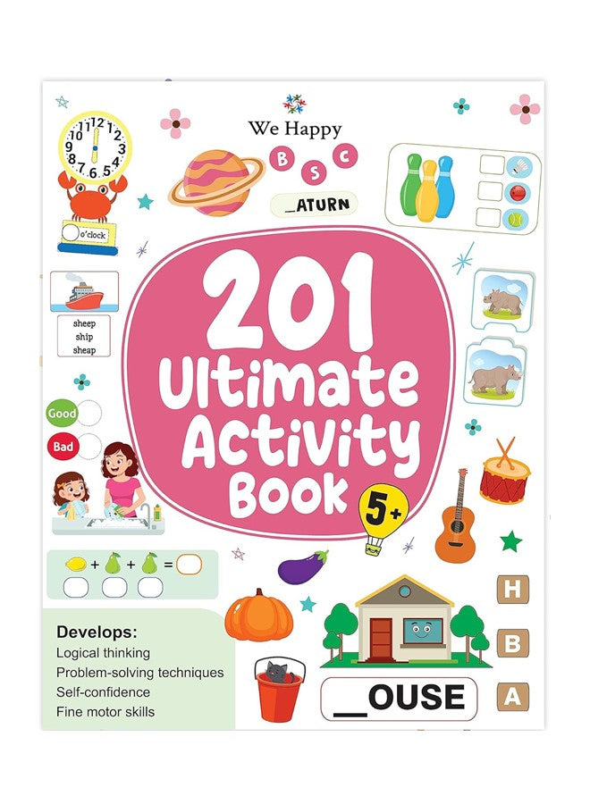 201 Ultimate Activity Book-Pink