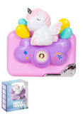 Unicorn Bubble Camera Toy Automatic Soap Bubbles Machine Hanging Neck Bubble Blower Summer Birthday Party Toy