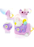 Unicorn Bubble Camera Toy Automatic Soap Bubbles Machine Hanging Neck Bubble Blower Summer Birthday Party Toy
