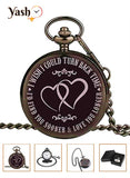 Yash I Wish I could Turn The Time Back Quartz Pocket Watch