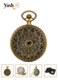 Yash Ethnic Design with Vintage Astrological Look Quartz Pocket Watch