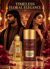 Haramain Wardi 12ml Concentrated Perfume Oil Luxurious Floral Elegance with Long-Lasting Arabian Essence