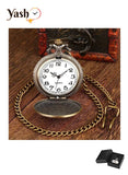 Yash US Constitution Ship Quartz Pocket Watch