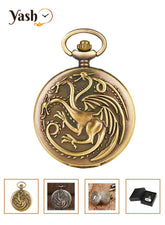 Yash House Targryen Game Of Thrones Quartz Pocket Watch