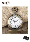 Yash Horse Inspired Quartz Pocket Watch
