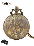 Yash US Constitution Ship Quartz Pocket Watch