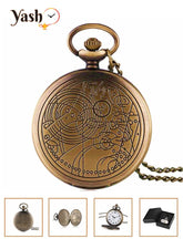 Yash Doctor Who Vintage Quartz Pocket Watch