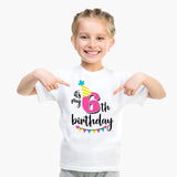 Birthday Party Boys and Girls Costume Tshirt Memorable Gift Idea Amazing Photoshoot Prop - Pink