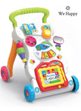 Baby Walker with Music and Toys Multi Functional Early Learning, Fine Motor, Limb Training Trolley Detachable Piano, Rattle, Lights, Phone