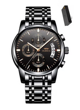Olmeca 0826 Waterproof Chronograph Fashion Stainless Steel Watch