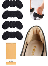 Women Insoles for Shoes High Heels Size Adjust Adhesive Heel Liner Protector Grips Pain Relief Butterfly Shape Foot Care Inserts