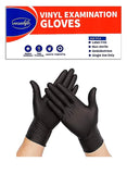 Gesalife Disposable Black Gloves Vinyl Powder Free