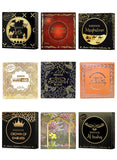 Pack of 9 Premium Bakhoor Nabeel, Nasaem, Black, Makh Mikh, Irth, Maghateer, Al Bashiq, Crown of Emirates and Jannet el Baqui Luxurious Arabian Incense for a Divine Ambiance