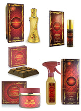 Nabeel Nasaem Perfume Bakhoor Oudh Water Based Air Freshener and Roll On Super Combo