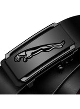 Jaguar Toothless Automatic Buckle Men Belt Sleek Stylish & Effortless Fit