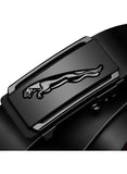 Jaguar Toothless Automatic Buckle Men Belt Sleek Stylish & Effortless Fit