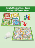 Ludo and Snakes Ladders Board Game Toy Jungle Adventure Theme Fun Family Travel Board Game