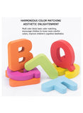 53 Pieces Wooden Learning Puzzle Toy for Toddlers A to Z Alphabet, 1 to 20 Counting Numbers Early Educational Boards Activity- (Set of 2)