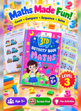 We Happy 3rd Activity Book Maths for Kids Age 5+ - Maths Made Fun, Level 3
