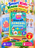 We Happy 4th Activity Book General Knowledge for Kids Age 6+ – Science, Community Helpers, Vehicles, Animals & World Facts