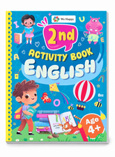 We Happy 2nd Activity Book English for Kids Age 4+ – Tracing, Phonics, Alphabetical Order & Vocabulary