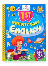 We Happy 1st Activity Book English for Kids Age 3+ – Letters, Words, Matching & Tracing