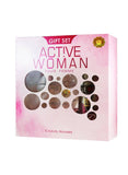 Chris Adams Active Woman Gift Set Energetic Long-Lasting Fragrance with 80 ML Perfume Spray and 200 ML Deodorant for Confident Women