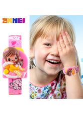 SKMEI Cute Digital Creative Pink Girls Wrist Watch