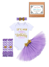 We Happy 2nd birthday fancy dress 4-piece photography costume set