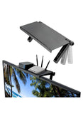 We Happy Multi-functional Storage Media Holder, TV Computer, LCD Display Adjustable Bracket Stand