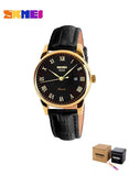 SKMEI Business Smart Casual Quartz Leatherband Wrist Watch 9058