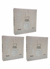 Pack of 3 Yara Bukhoor 40g by Ard Al Zaafaran Premium Arabian Bakhoor Incense Long-Lasting Luxury Home Fragrance and Oud Aroma
