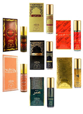 7 Pcs Nabeel Ultimate Nabeel Alcohol-Free Roll Ons Collection Authentic Arabic Fragrance Oil Perfume Dahn Al Oud, Amiri, Gold 24k, Touch Me, Nasaem, Antar, Jannet El Firdaus 6 ML
