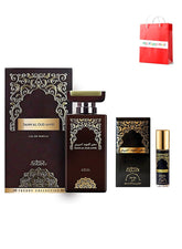Nabeel Combo Set Nabeel Dahn Al Oud Amiri Eau De Parfum 100 ML and Roll On 6 ML