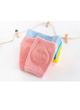 2 Pairs Baby Crawling Knee Pads - Anti Slip Unisex Toddler Leg Warmer, Safety Walking Protectors