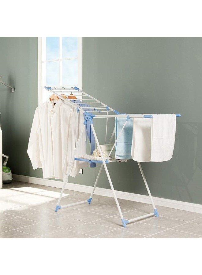 We Happy Foldable Cloth Dryer Rack Portable Clothes Drying Stand Light Weight Laundry Airer For Indoor and Outdoor Use