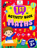 We Happy 1st Maths Activity Book Age 3+ – Early Learning Numbers, Counting, Shapes & Patterns